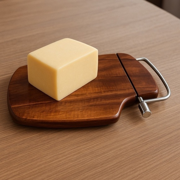 Other - Vintage Wooden Cheese Slicer 11”L x 8”W